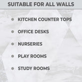 Kuber Industries Marble Design Wall Sticker for Walls | Marble Pattern| Easy to Peel, Stick & Remove DIY Wallpaper | Suitable on All Walls | Pack of 5 Roll,60 cm x 500 cm